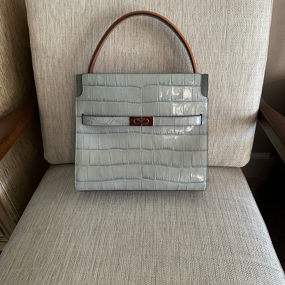 Tory Burch Handbags - TORY BURCH Elegant Crocodile-Embossed Handbag